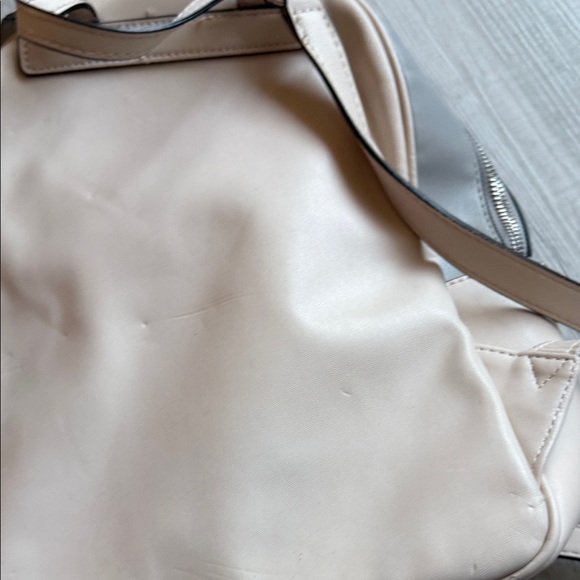 GUESS Cream Faux Leather Backpack - Picture 5 of 12